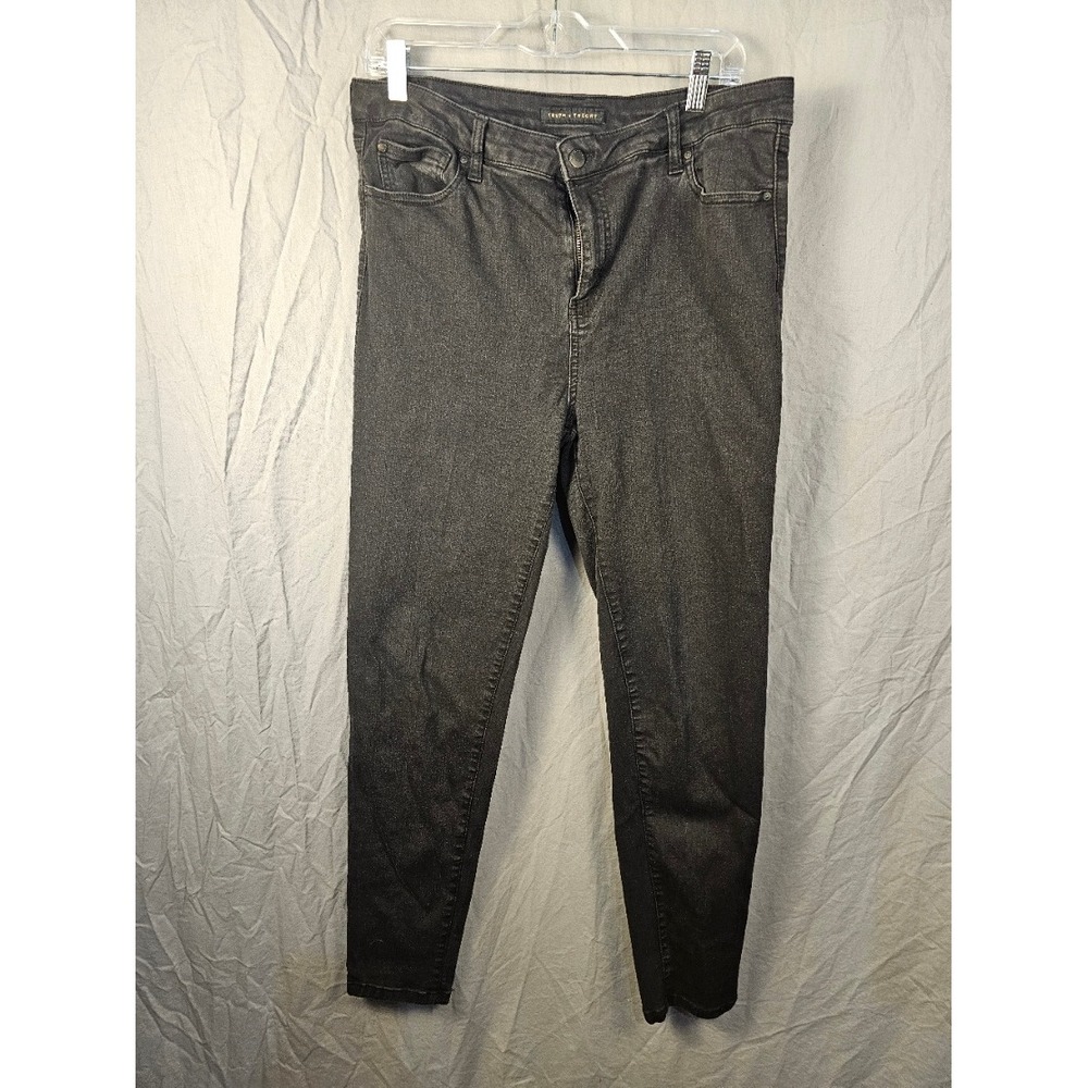 Truth + Theory Womens Black Rinse High Rise Skinny Jeans Size 16 OM21038H20